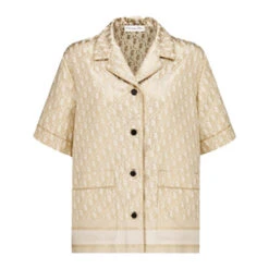 Dior Chez Moi – Chemise En Soie Toile Oblique