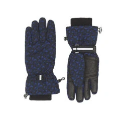 Burberry / Gants En Nylon Et Cuir De Cerf Monogram