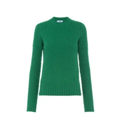 Prada – Pull à Col Rond En Cachemire