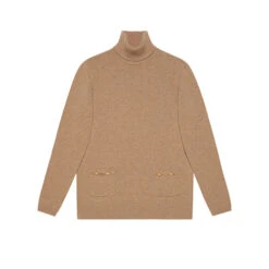 Gucci – Col Roulé En Cachemire à Motif Double G