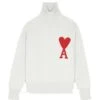 Ami – Ami De Coeur Oversize Funnel Neck Sweater -Mode Accessoires Magasin Ami de coeur