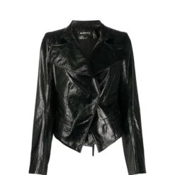 Ann Demeulemeester – Veste Crop Texturée