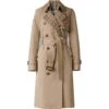 Burberry / Trench En Gabardine De Coton Avec Vintage Check 2 Burberry / Trench En Gabardine De Coton Avec Vintage Check -Mode Accessoires Magasin Burburry