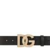 Dolce & Gabbana – Ceinture En Cuir Avec Logo DG -Mode Accessoires Magasin DOLCE GABBANA Ceinture en cuir avec logo DG