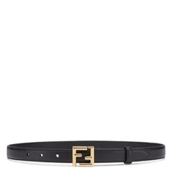 Fendi – Ceinture En Cuir Noir
