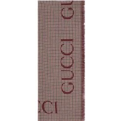 Gucci – Étole En Laine à Carreaux