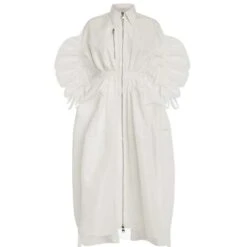 Alexander McQueen – Robe Chemise Effet Parachute