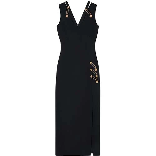 Versace – Safety Pin Silk Evening Dress 3 Versace – Safety Pin Silk Evening Dress