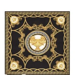 Versace – Foulard En Soie Coupe Des Dieux