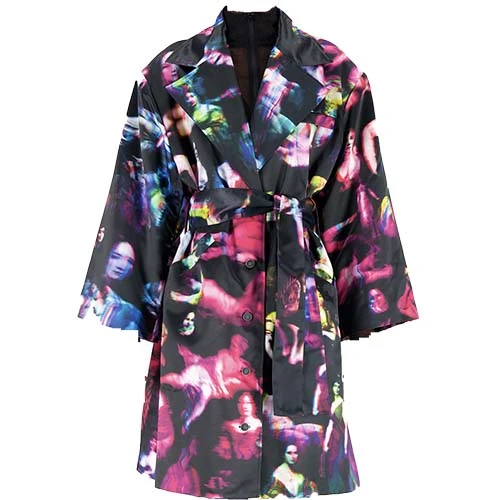 Weinsanto – Satin Printed Coat 3 Weinsanto – Satin Printed Coat