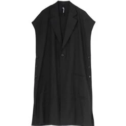 Yohji Yamamoto – Poncho Tailleur En Gabardine