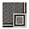 Balmain – Écharpe Monogramme En Mérinos -Mode Accessoires Magasin balmain