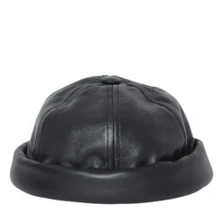 Le Bonnet Docker – Bonnet Docker Miki Noir Cuir