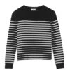 Saint Laurent- Pull Col Montant Maille Marin 1 Saint Laurent- Pull Col Montant Maille Marin -Mode Accessoires Magasin ysl marin 1